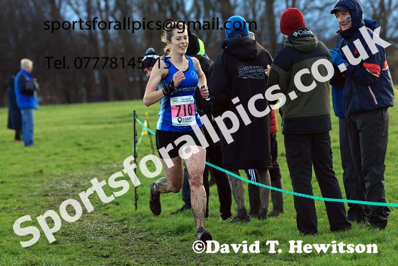 Senior womens 2023 North Eastern Cross Country Champs., Temple Park, South Shields. Photo: David T. Hewitson/Sports for All Pics